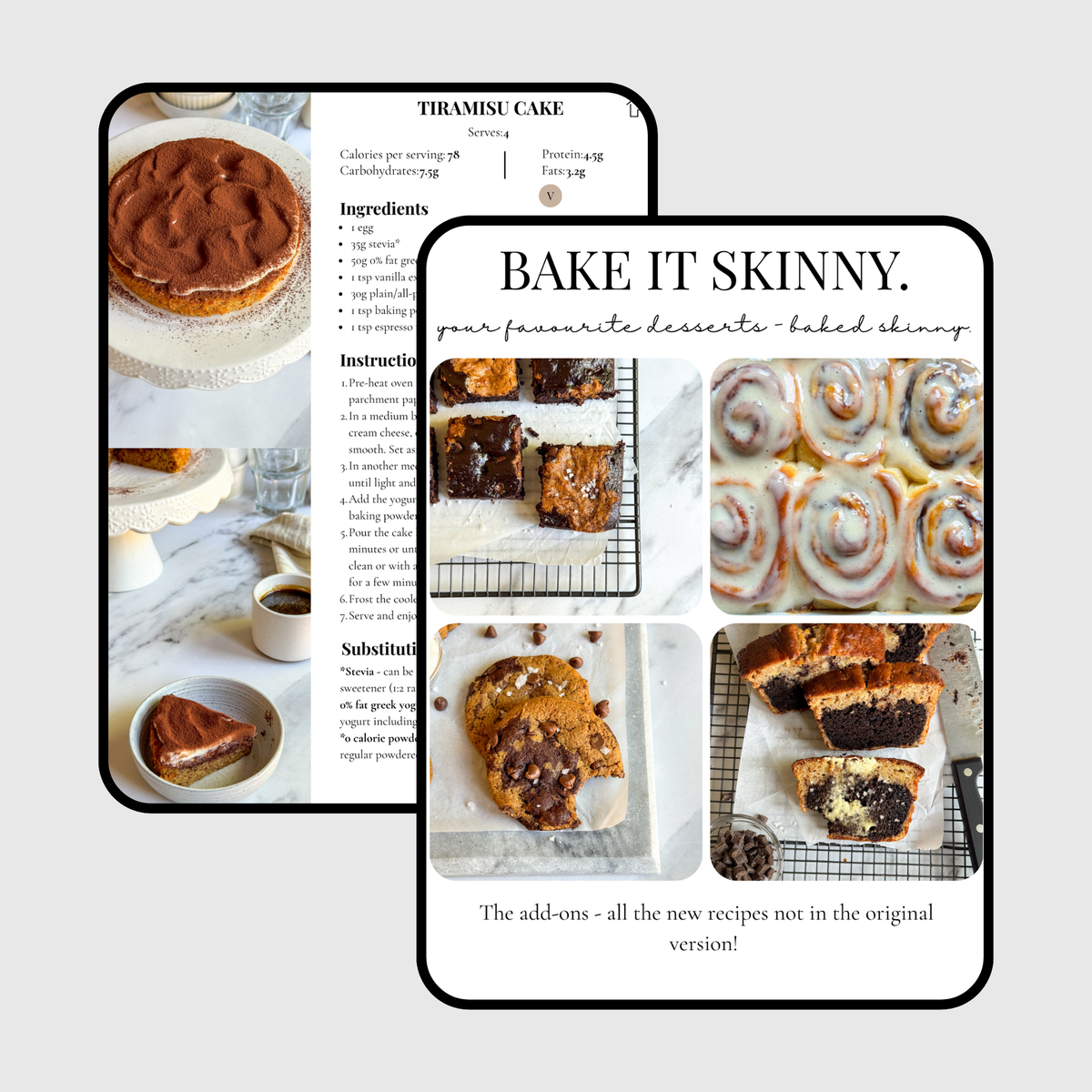 Bake It Skinny Ebook Add On